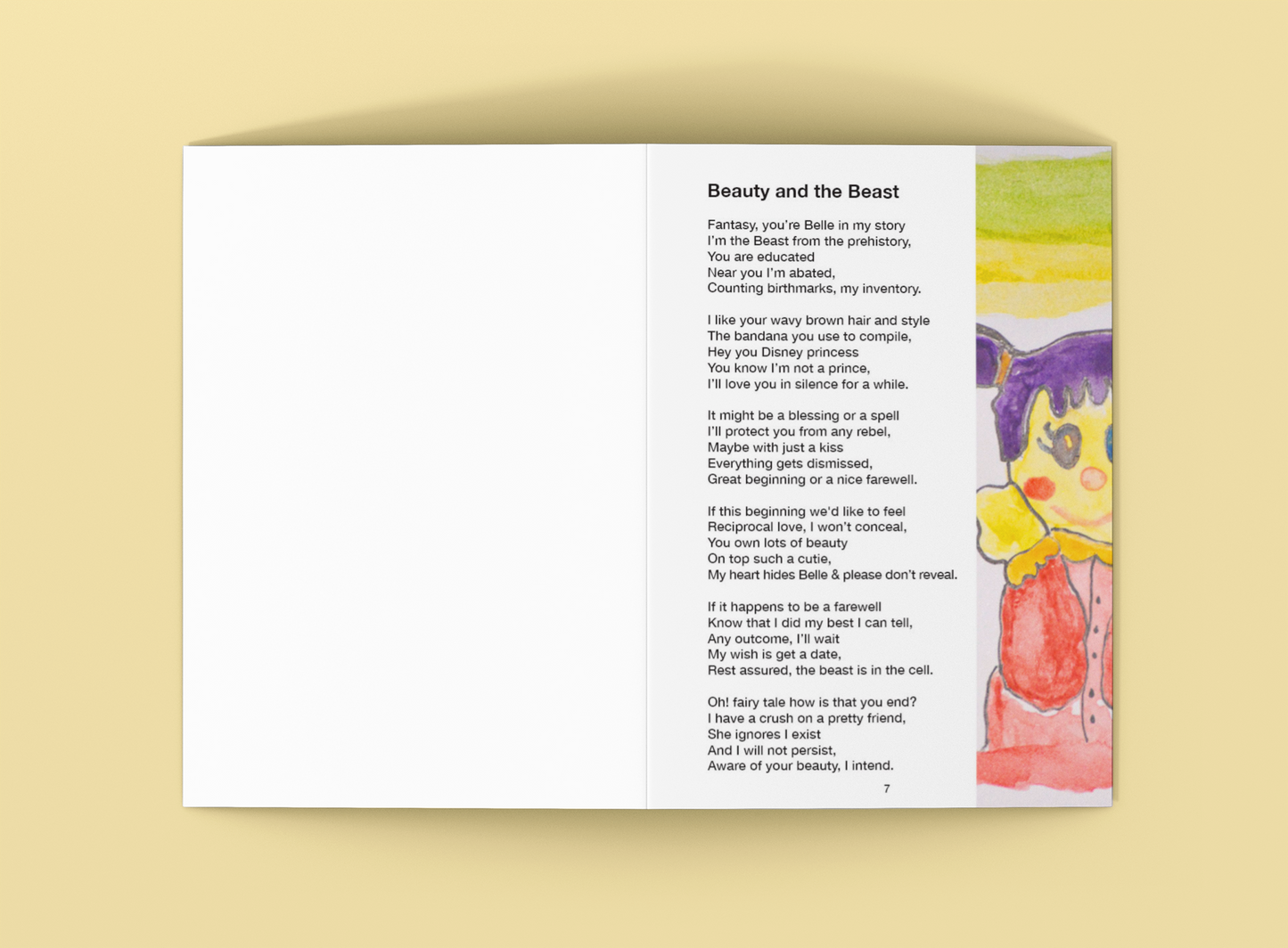 (1) My Pathetic Poems - Full Color Booklet w/20 Poems