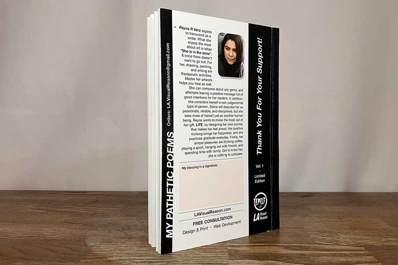 (1) My Pathetic Poems - Full Color Booklet w/20 Poems